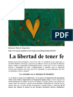 La Llibertad de Tener Fe - Coulumna Final