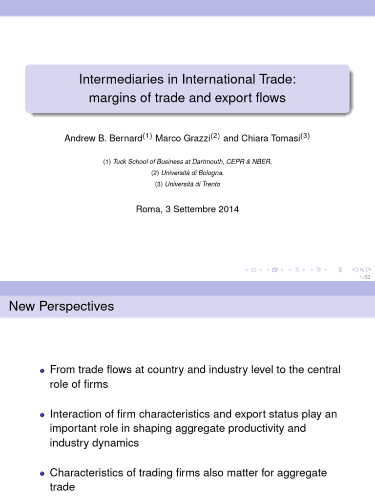 Slides Iei Roma Sept 2014 PDF Exports Exchange Rate