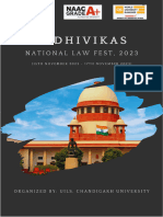 VIDHIVIKAS National Law Fest 2023 Brochure