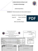 Evidencia 4 Epidemiología Bucal