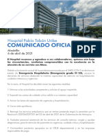 Comunicado Oficial Interno 06.04.2021