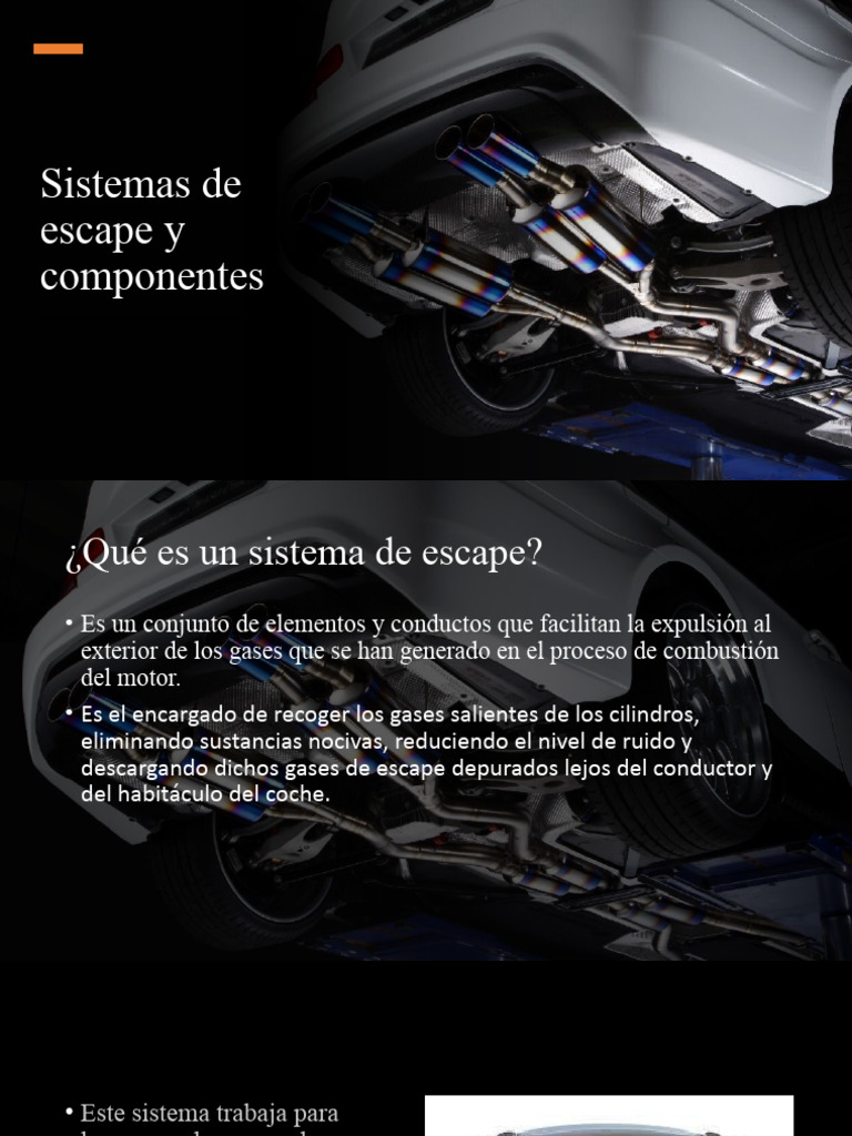Sistemas de escape y componentes pdf escape de gas ciencias fisicas