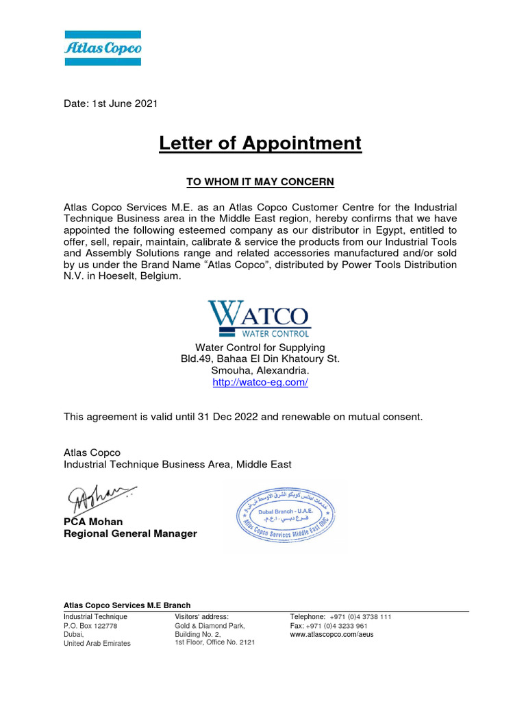 Letter of appointment watco 1june2021 valid till 31dec2022 pdf