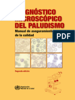 Manual de Aseguramiento de La Calidad Del Diagnóstico Microscópico Del Paludismo - Segunda Edición