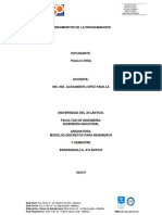 Fundamentos de La Programacion - Paulo Utria