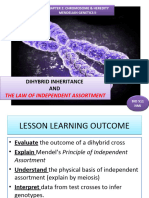 Lec11 Law of Independent Assortment