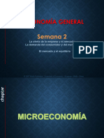 Economía General - Tema: EL MERCADO Y EL EQUILIBRIO