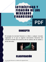 Características y Clasificación de Los Mercados