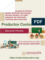 Productos Contestados CTEy Taller Docente Septiembre ME