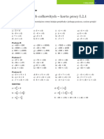 Karty Pracy 6i2 Dodawanie Liczb Calkowitych Karta I21