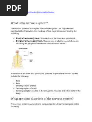 Overview of Nervous System Disorders