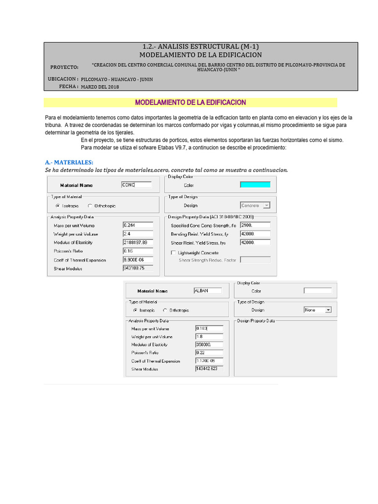 1 2 Analisis Estructural Pdf Ingeniería De Edificación Física