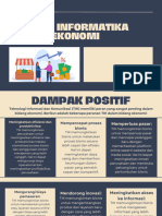 Dampak Sosial Informatika Bidang Ekonomi