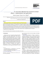 2005 - Determination of Fabric and Strain Ellipsoids From Measured Sectional Ellipses - Implementation and Applications