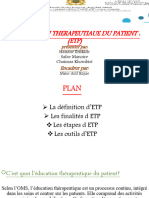 L'education Therapeutiaue Du Patient 3.. (Etp)