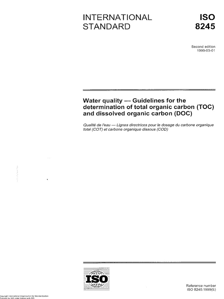 Norma ISO 8245 | PDF