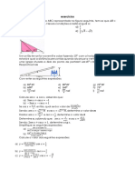 Exercícios de Matemática