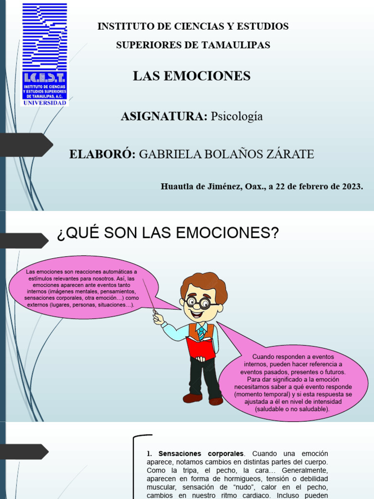 Emociones: Definición y Función | PDF | Las emociones | Asco