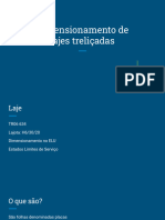 Dimensionamento de Lajes Treliçadas