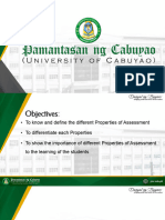 Ced 106 - Properties of Assessment