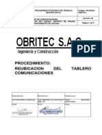 PE-OESE-OBR-10 Reubicacion Del Tablero de Comunicaciones