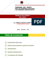 Presentación 1 - MIA 201930 - PLANTEAMIENTO DEL PROBLEMA-MARCO TEORICO