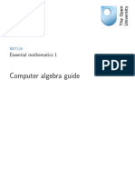 MST124 Computer Algebra Guide