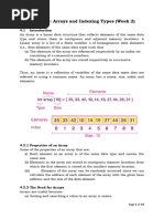 Module 4 - Arrays and Indexing Types