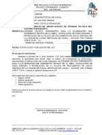 Carta Levantamiento de Obs. Casma