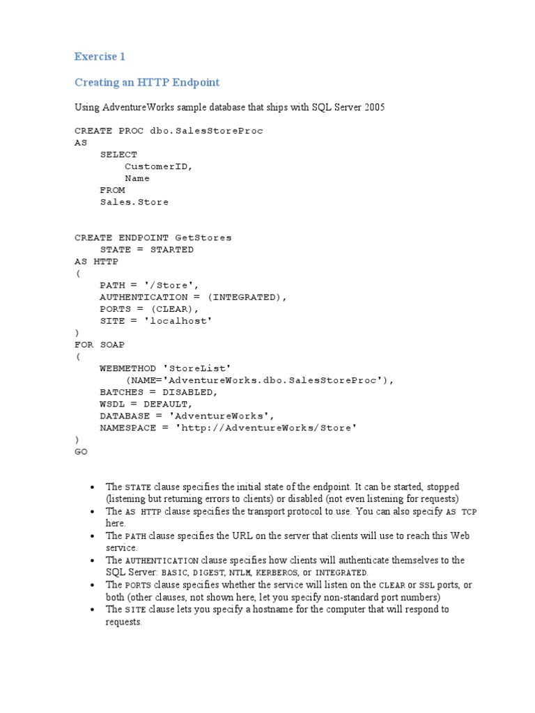 Native Web Services | PDF | Hypertext Transfer Protocol | Port ...