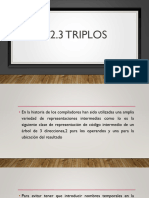 2.2.3 Triplos