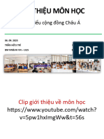 Giới Thiệu Môn Học 2023