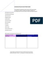 Constitutional Government Note Guide