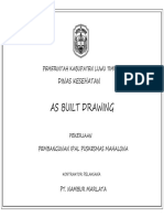 As Built Drawing PKM Mahalona