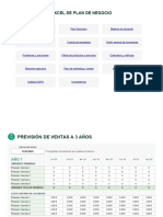 Plantilla Excel de Plan de Negocio