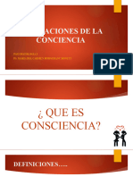 ALTERACIONES DE LA CONCIENCIA-psicopatologia