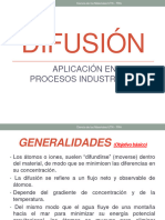 11 Clase Difusión en Procesos Industriales