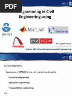 Programming in Civil Engineering