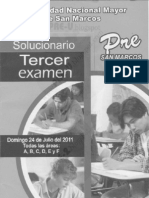 Tercer Examen Pre San Marcos 2011 