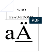 Who Is Esau-Edom by Charles A Weisman Word