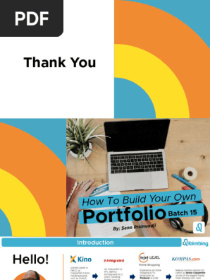 [PDF] MATERI How to Build Your Portfolio Batch 15