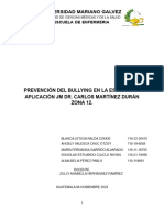 Prevención Del Bullying en La Escuela de Aplicación JM DR