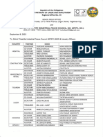 Oct 10 - Bohol TIPC Notice of Meeting