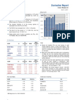 Derivatives Report 11th October 2011
