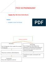 Phonetics Vs Phonology