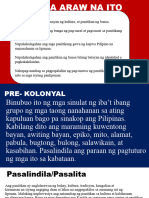 Sulyap Sa Kasaysayan NG Panitikan