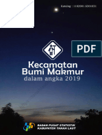 Kecamatan Bumi Makmur Dalam Angka 2019