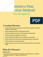 Quantitative Data Collection Methods