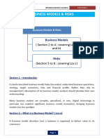 Business Models & Risks Note