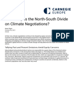 How Deep Is The North-South Div On Climate Negot - Carnegie